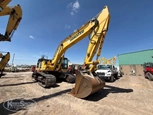 Used Komatsu in yard